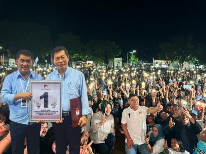 
					Lautan Manusia Meluber di Lapangan Sinidian Kotamobagu, Dukung YSK-Victory dalam Kampanye MESRA