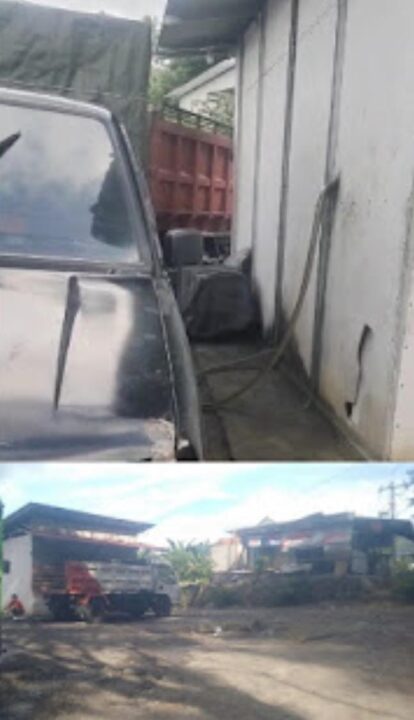 Foto gudang penampungan BBM bersubsidi ilegal milik Mami