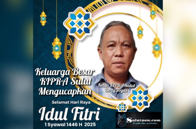 
					Ucapan Selamat Idul Fitri Menyentuh Hati dari Ketua KIPRA Sulut, Berty Togas, kepada Umat Muslim