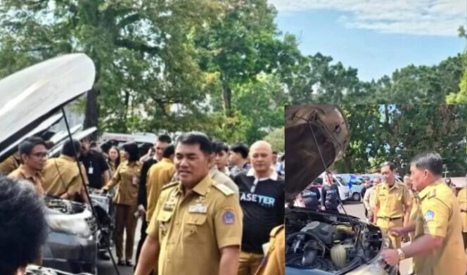 
					Kendaraan Dinas Bukan untuk Gaya Gayaan, Gubernur Yulius Sidak Kendis Pejabat Eselon II