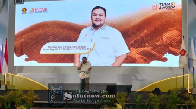 Foto Ketua TIDAR Sulut Periode 2026-2031, Standius Bara Prima, S.Ikom,. M.Ikom