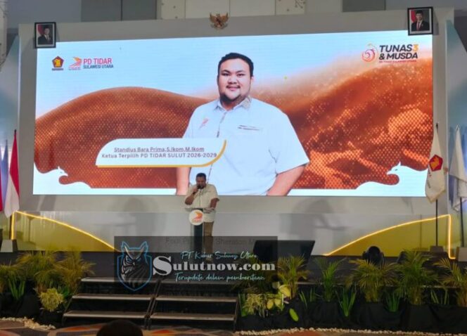 
					Foto Ketua TIDAR Sulut Periode 2026-2031, Standius Bara Prima, S.Ikom,. M.Ikom